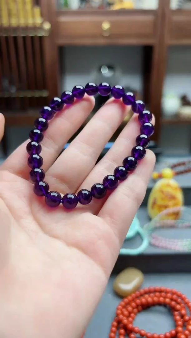 【闪购商品】水晶手串未镶嵌紫水晶手串 JH