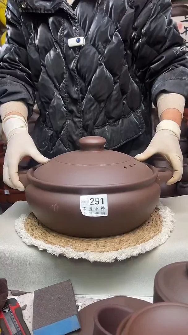 宜兴紫砂微瑕5.5升大火锅291