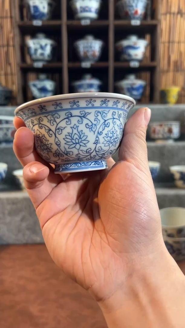 【闪购商品】722天禄言瓷手绘茶器天花板