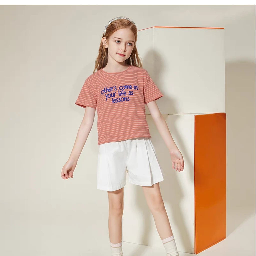 80005高端专享夏季女宝短袖粉色