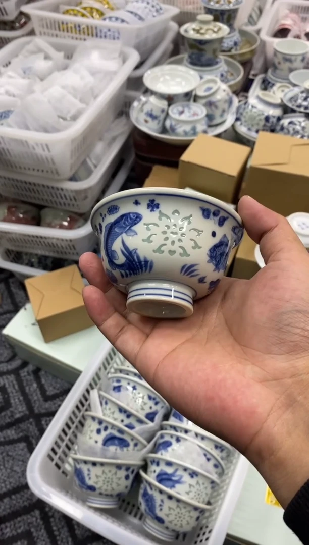 陶瓷景德陶瓷茶具容量约100