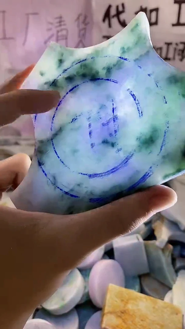 裸石翡翠纯天然缅甸翡翠107