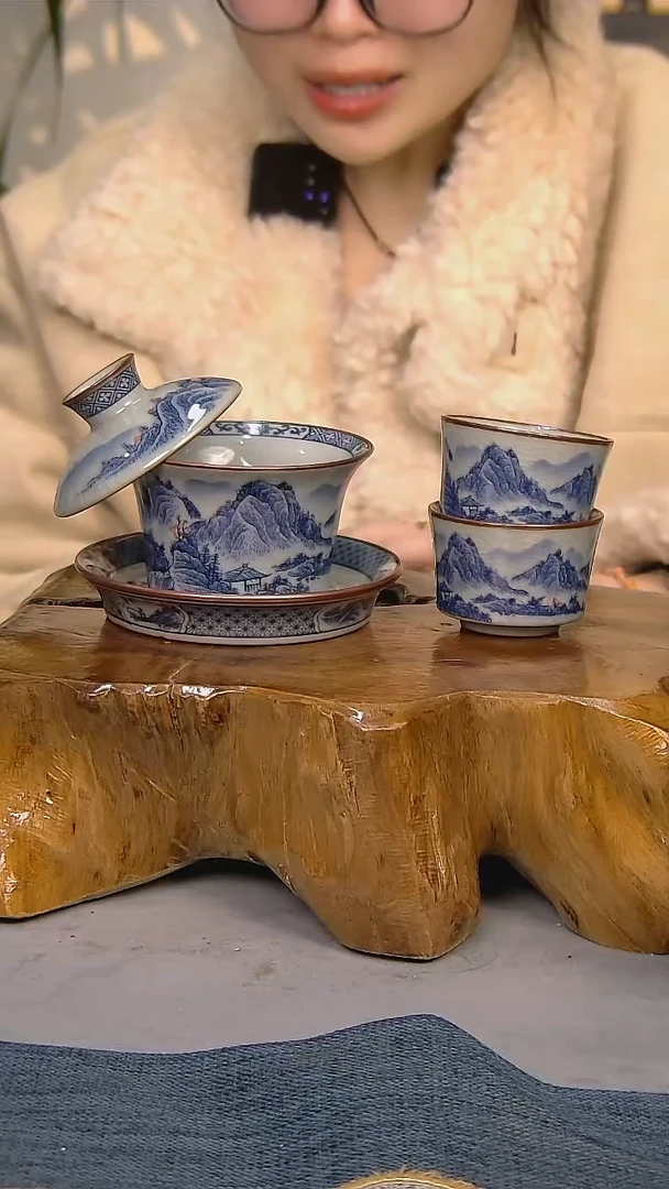 【闪购商品】3件套陶瓷茶具家用简装系列