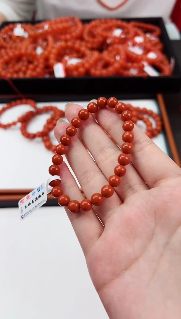【闪购商品】南红玛瑙手串未镶嵌瓦西高品7+一条