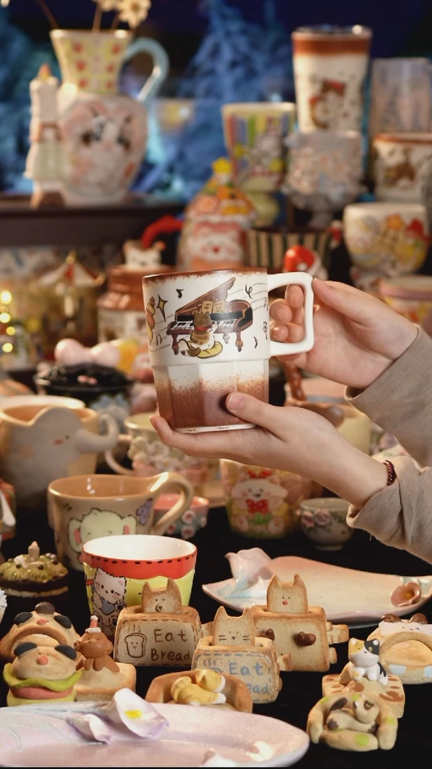 其他陶景德镇釉下彩手绘设计师款陶瓷