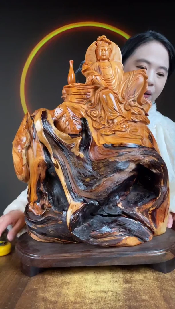 柏木（崖柏）手工摆件,先抢先得! 编号:232