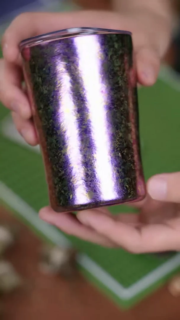 1辉哥粉丝福利 奶棍+带盖钛杯 紫