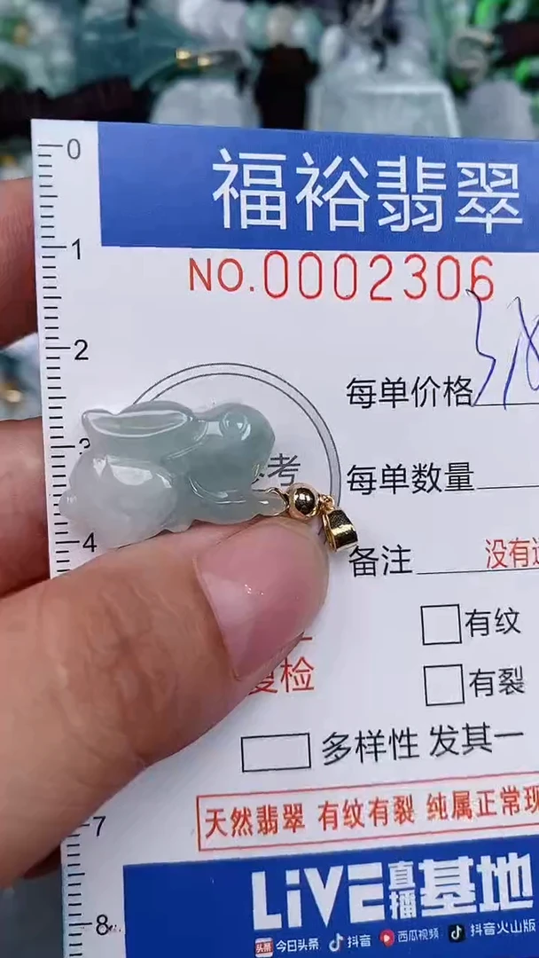 翡翠未镶嵌颈饰...0003006