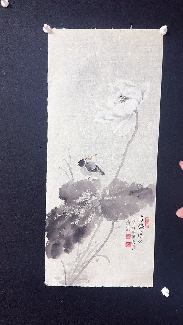 【闪购商品】国画水墨花鸟八大