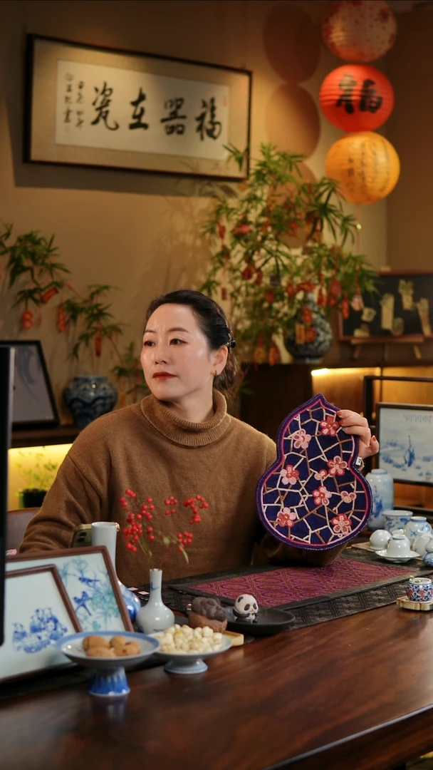 【闪购商品】织绣大葫芦茶席27号