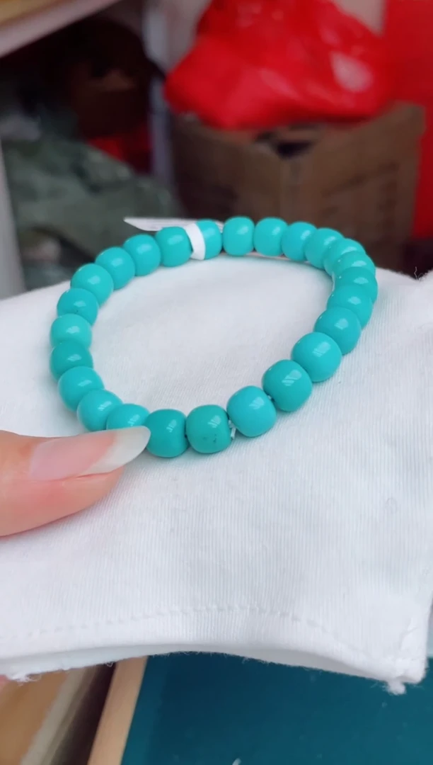 未镶嵌绿松石手串90