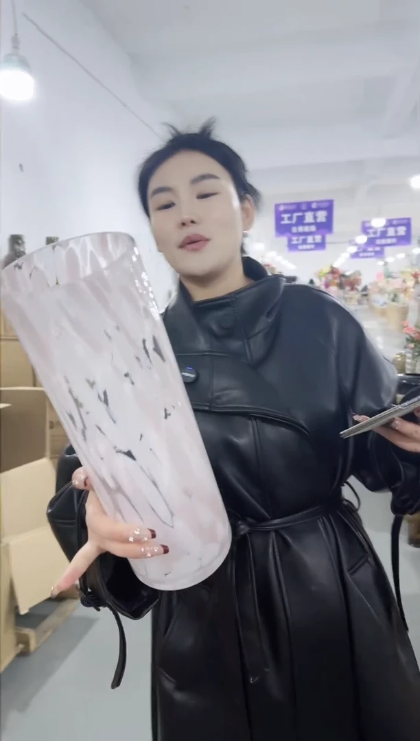 【闪购商品】无铅玻璃UU外贸花瓶微瑕-Y1LG5