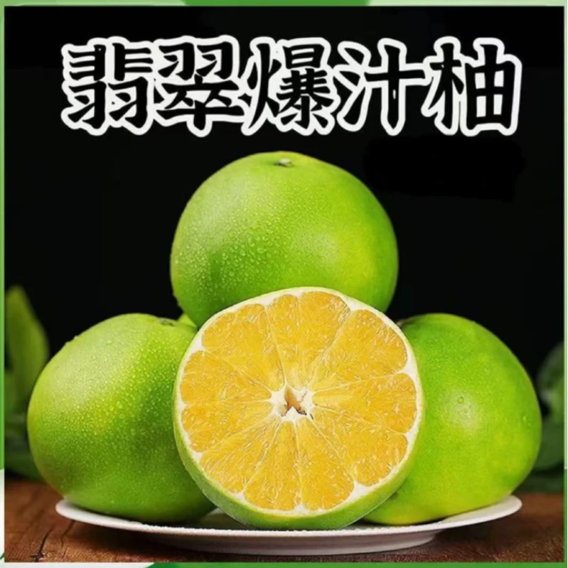 【翡翠柚】福建平和新鲜翡翠柚肉嫩汁多现采现发当季水果新鲜现摘