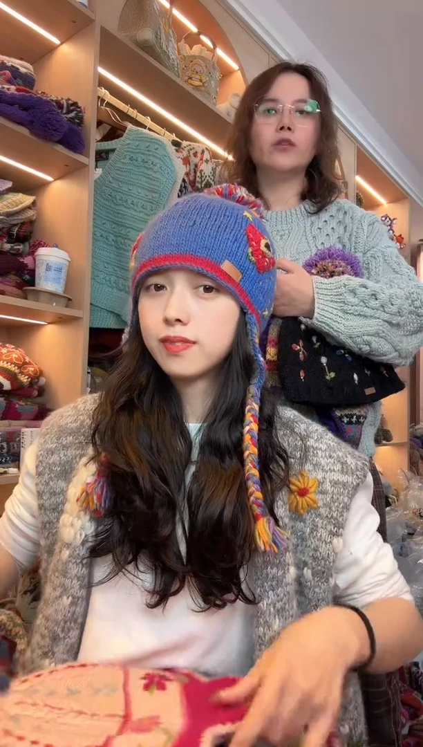 羊毛美利奴太空护耳帽