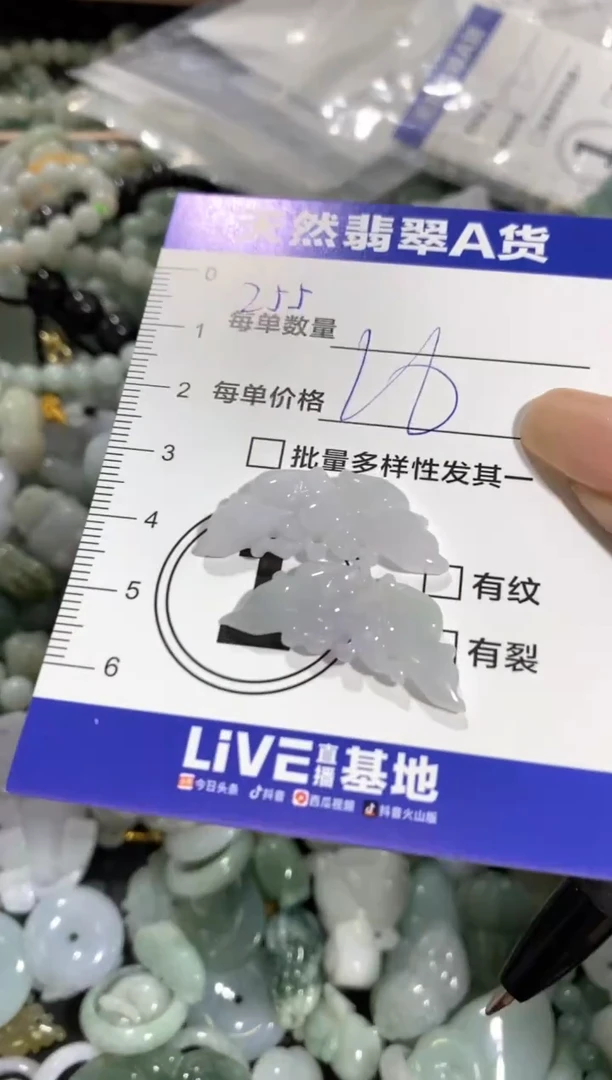 颈饰未镶嵌翡翠天然翡翠A货批量多样性发一件