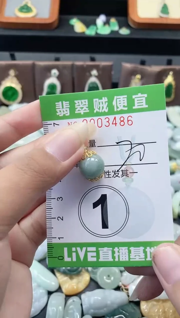 翡翠未镶嵌颈饰C闪购0003486