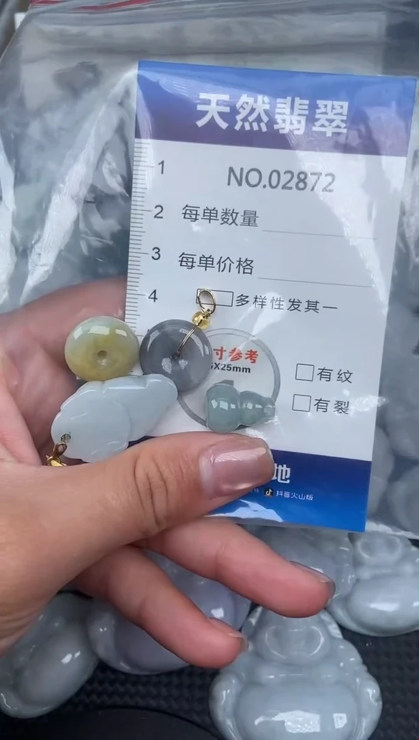 颈饰未镶嵌翡翠纯天然A货翡翠2872