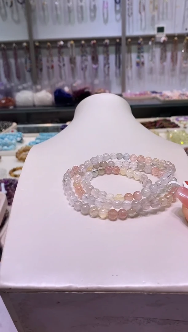 未镶嵌手链水晶多样性发其一兔毛多圈