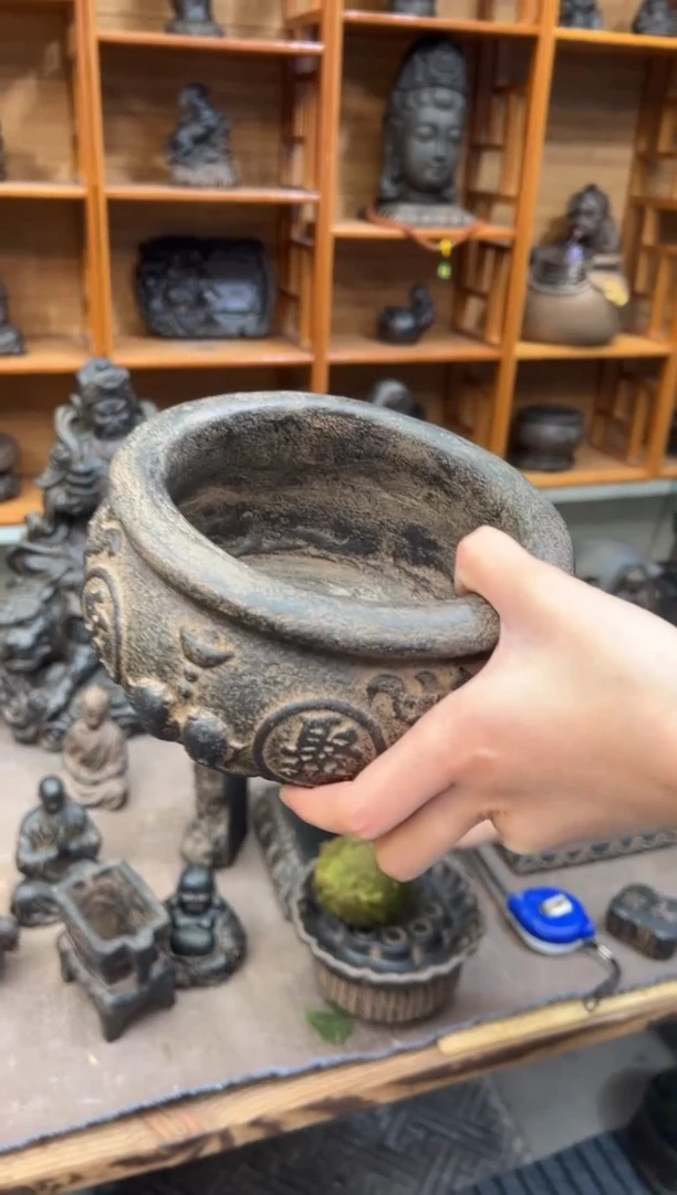陶土【火山泥】聚宝盆