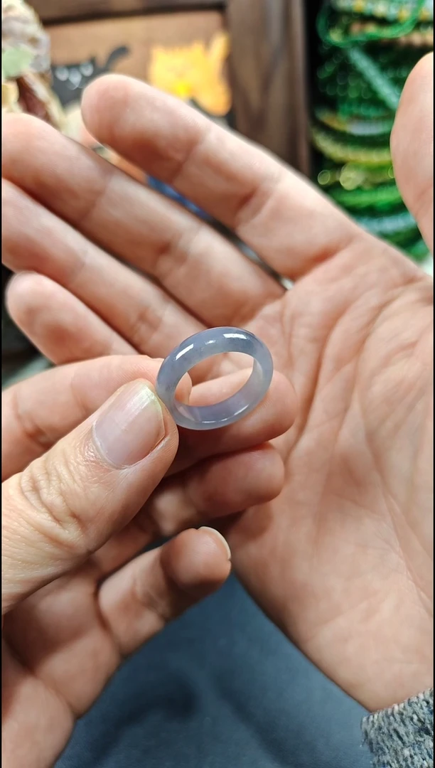 未镶嵌戒圈和田玉1和田玉戒圈未镶嵌13号