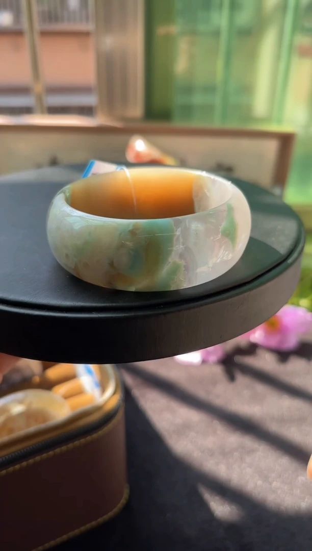 【闪购商品】石英质玉手镯未镶嵌C87(60圈)