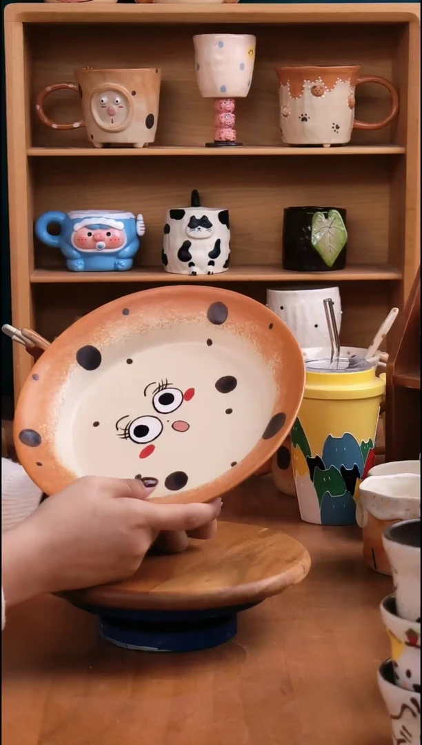 摆件陶景德镇原创手工陶瓷