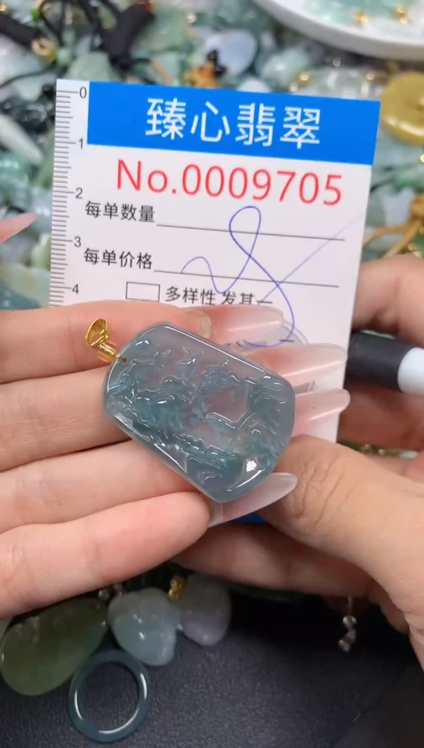 【闪购商品】翡翠颈饰未镶嵌含绳0009705