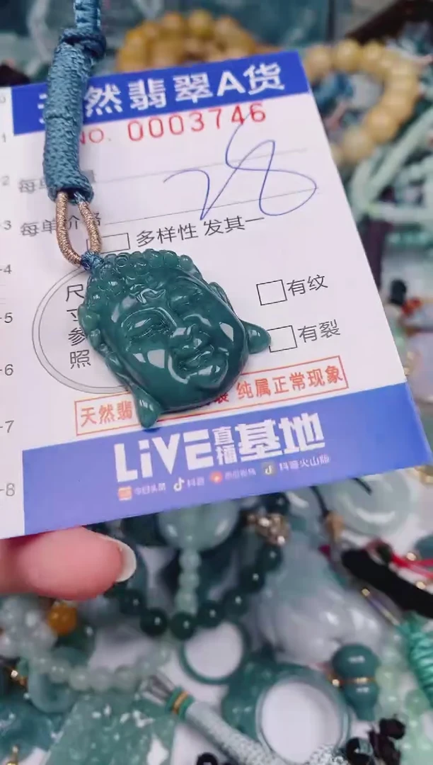 颈饰未镶嵌翡翠00003746