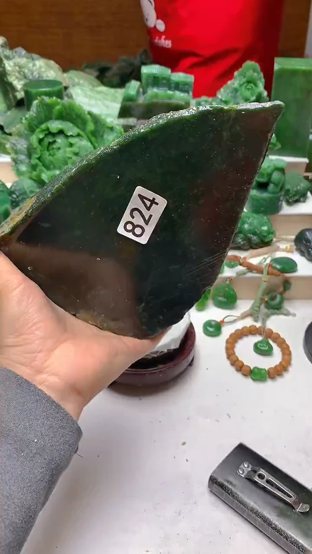 未镶嵌和田玉珠宝半成品1