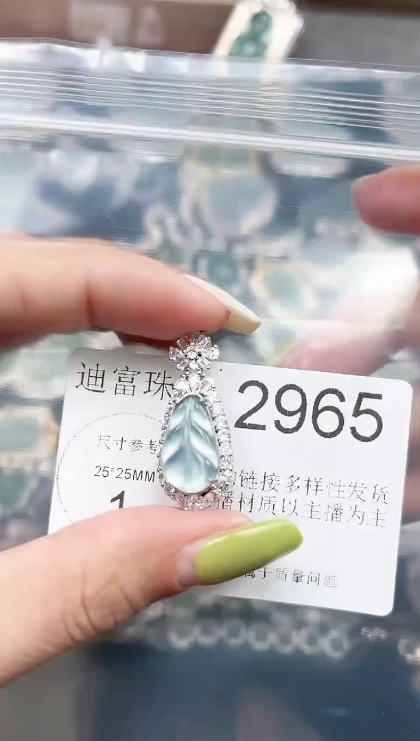 【闪购商品】翡翠颈饰未镶嵌2965赠皮绳