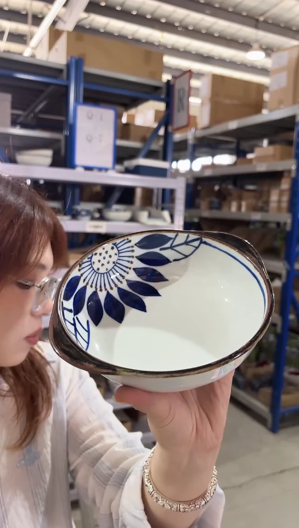 瓷大丽花 双耳碗大丽花 双耳碗
