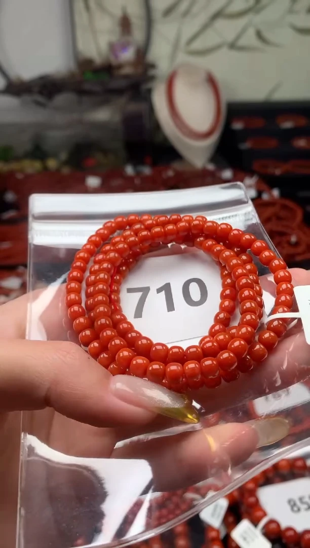 【闪购商品】南红玛瑙手串未镶嵌710-5mm