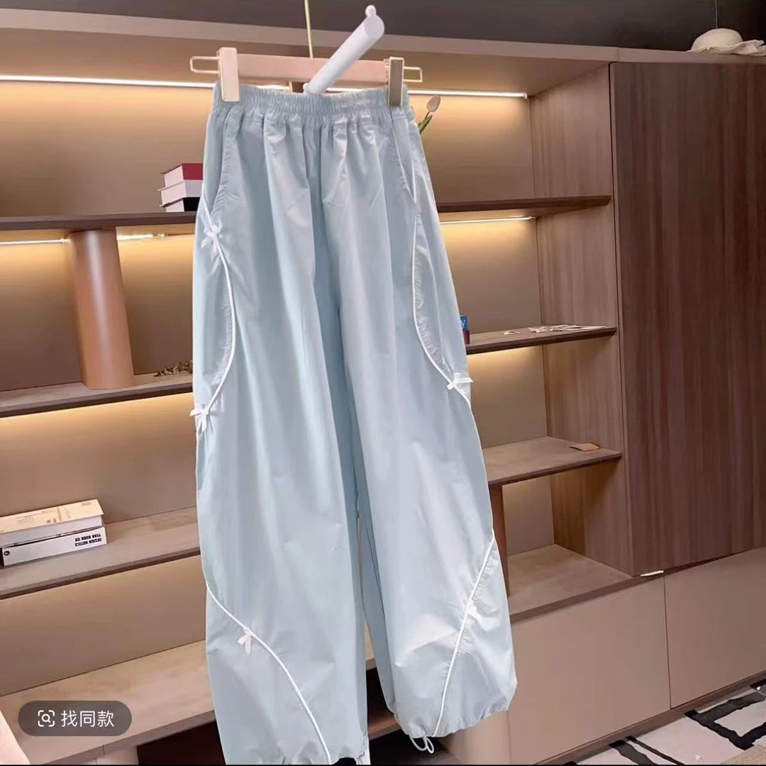 CKS2530（韩系风）洋气女童夏季直筒裤透气凉爽