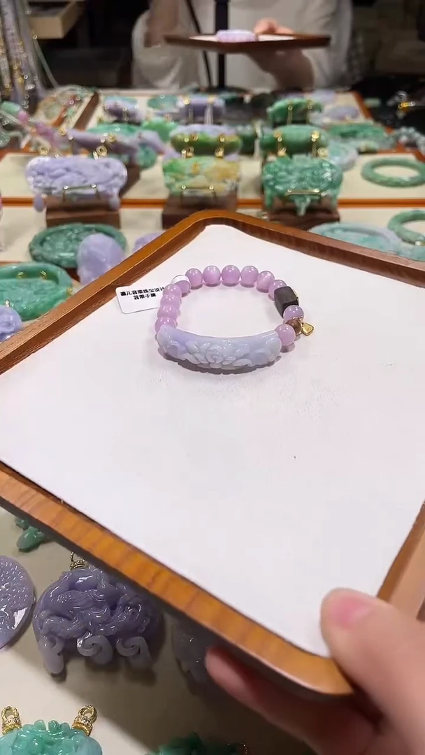 未镶嵌手链翡翠手牌