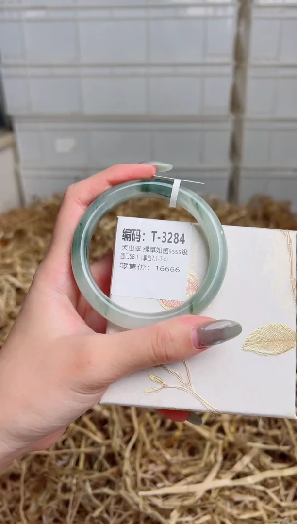 未镶嵌手镯石英质玉T3284