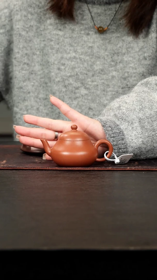 茶壶紫砂朱泥梨形100cc
