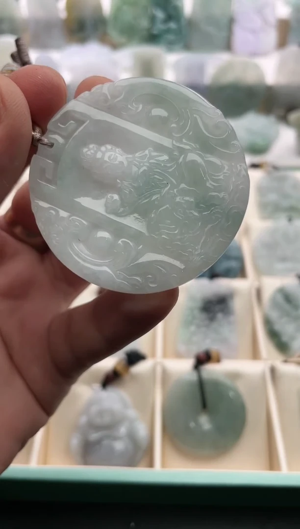 【闪购商品】翡翠颈饰未镶嵌..../2/14/ 67