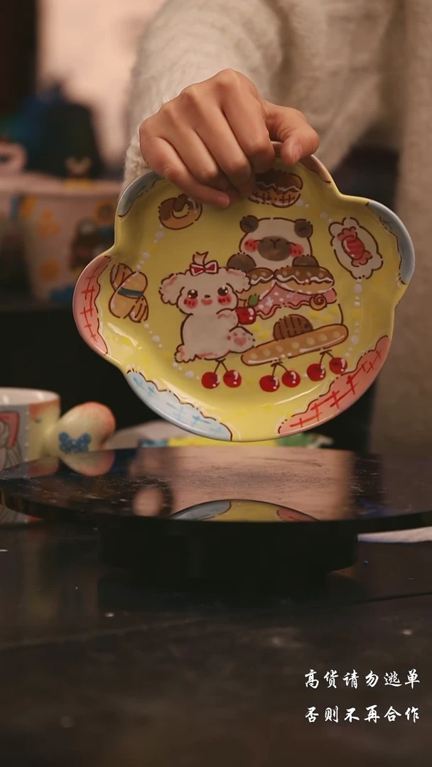 陶瓷景德镇可爱设计师款陶瓷
