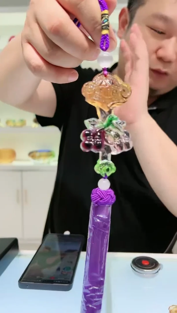 【闪购商品】茶宠古法琉璃事事如意挂