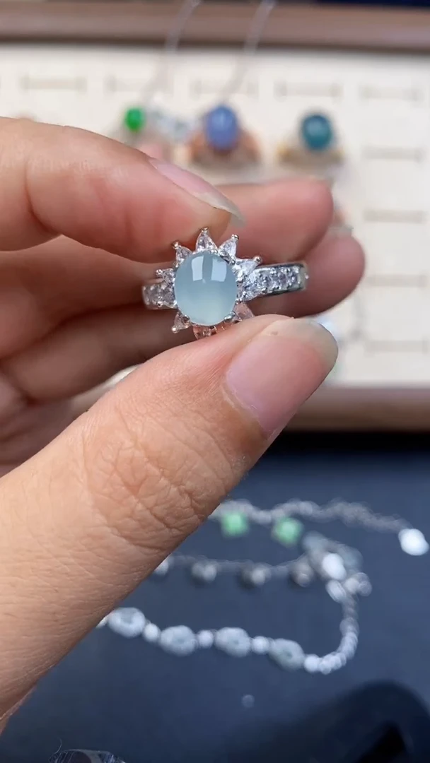 翡翠戒指未镶嵌5563636334