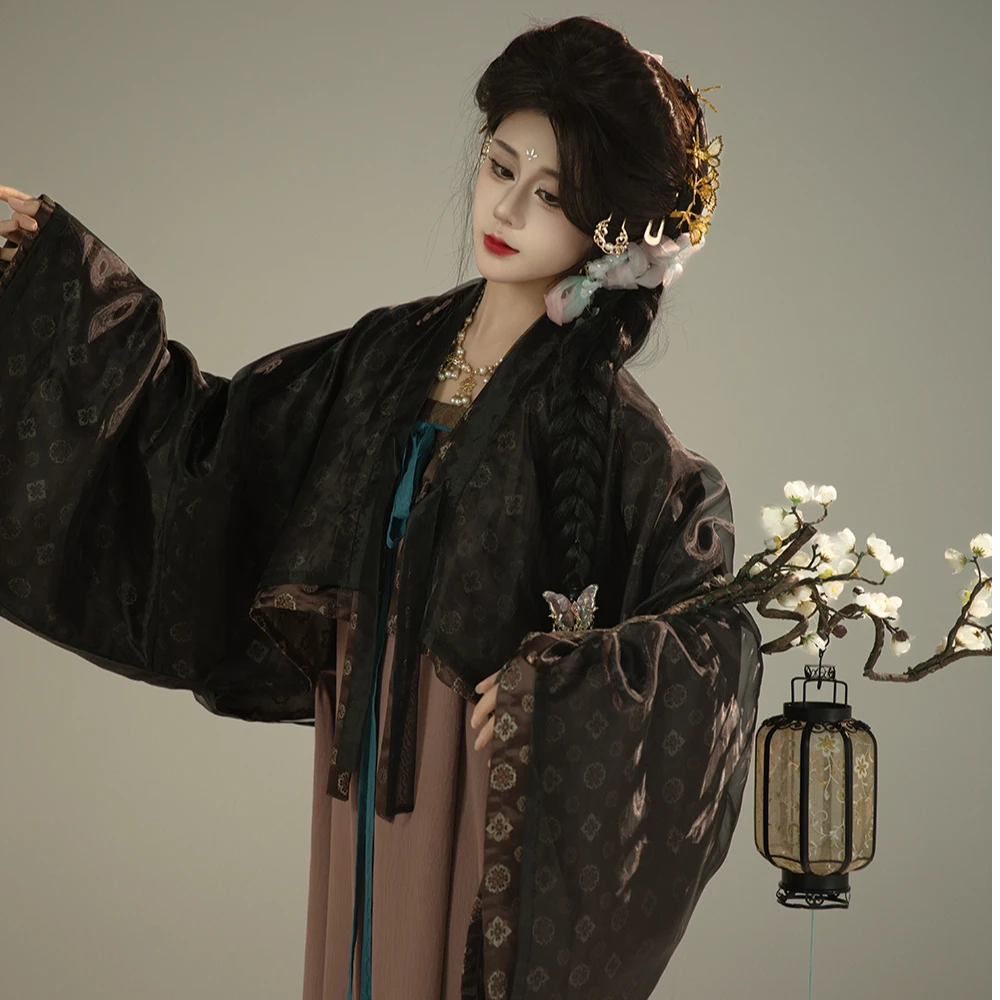 等云来旗下云十六原创【山竹】唐法门寺上衣齐胸裙国风汉服复原款