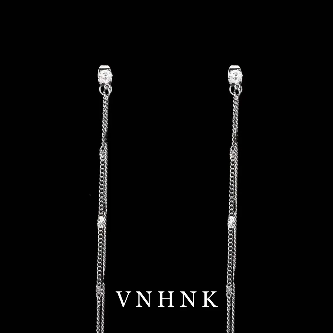 铜合金合成锆石耳饰 美可儿   M638    银色气质时尚耳环