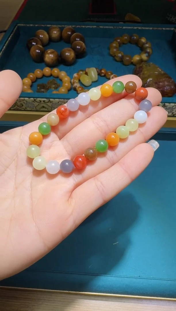 未镶嵌手链和田玉多样性发一件 233