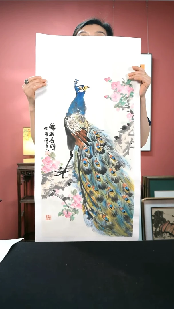 国画陈军燕国画作品69*35