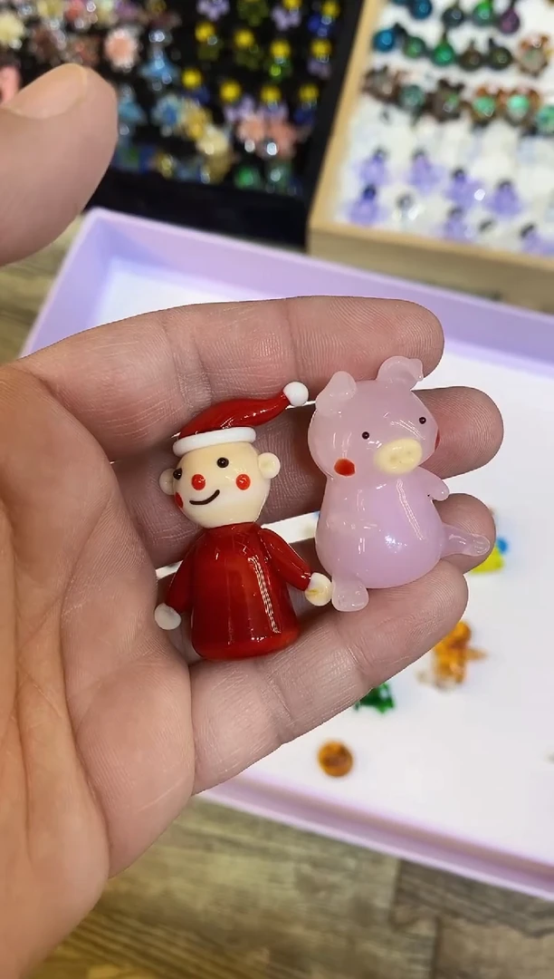 【闪购商品】琉璃手工艺品2件摆件