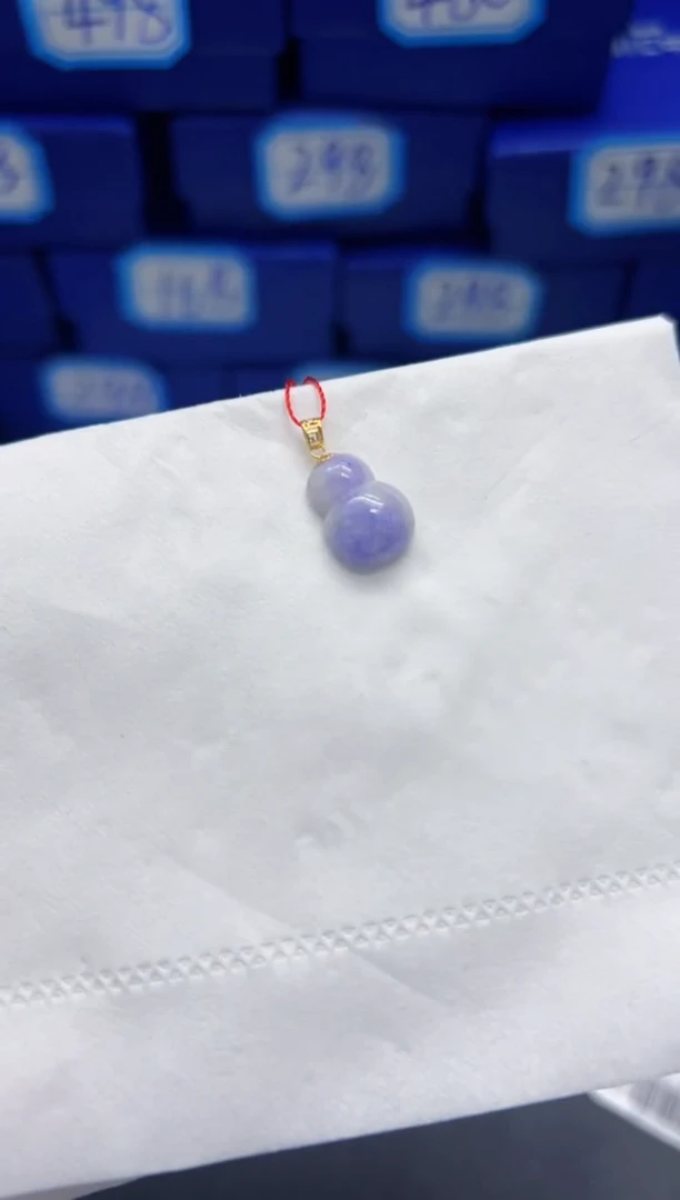 【闪购商品】翡翠颈饰18K金镶嵌Y缅料A货/支持复检/一件