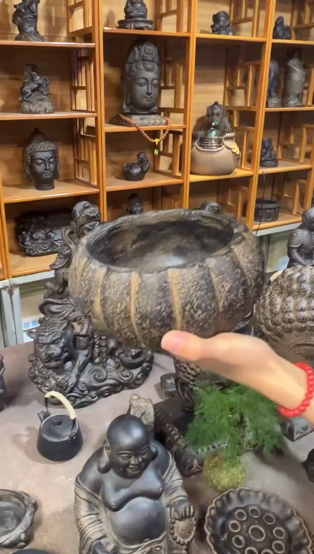 陶土【火山泥】南瓜盆
