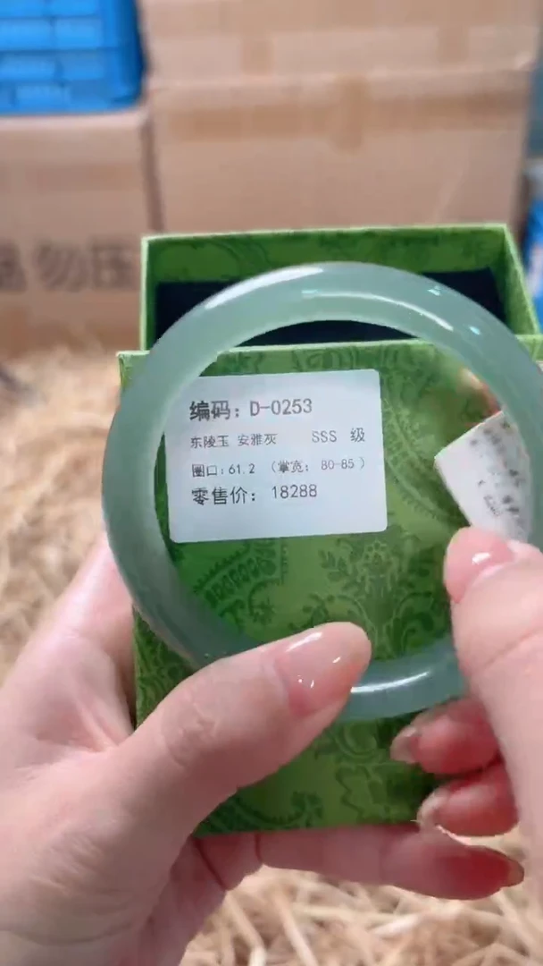 未镶嵌手镯石英质玉D-0253