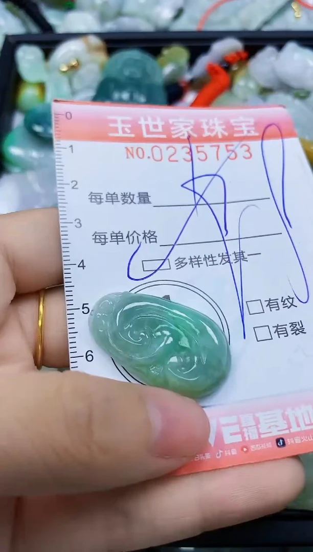 翡翠未镶嵌颈饰闪购0235753多样性发其一