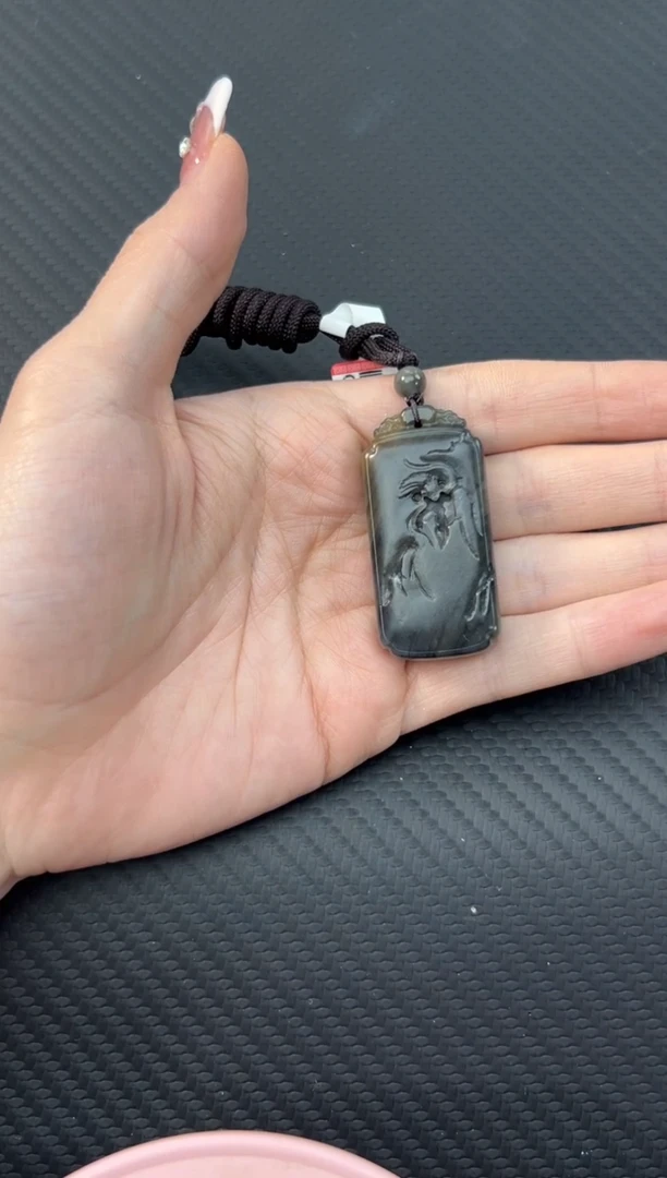 【闪购商品】和田玉吊坠(赠链)未镶嵌若羌微色差青花吊坠